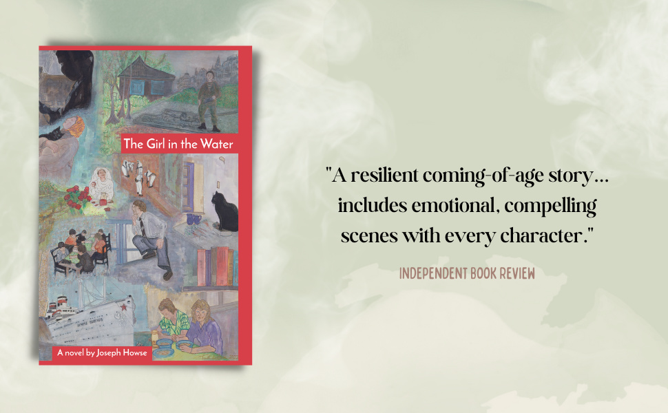 The Girl in the Water, beside quote from Independent Book Review